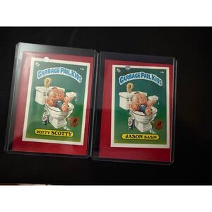 Vintage 1986 Topps Garbage Pail Kids UK Minis Series 1 14A and 14B